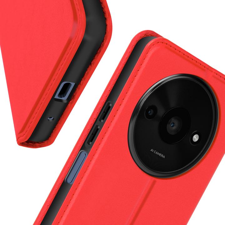 Actual product image Avizar Classic Edition, back cover with magnetic flap Series (Xiaomi Redmi A3)