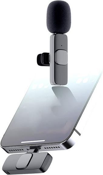 Produktbild Deltalabs Kabelloses Lavalier-Mikrofon mit USB C – Rauschunterdrückung für Streaming