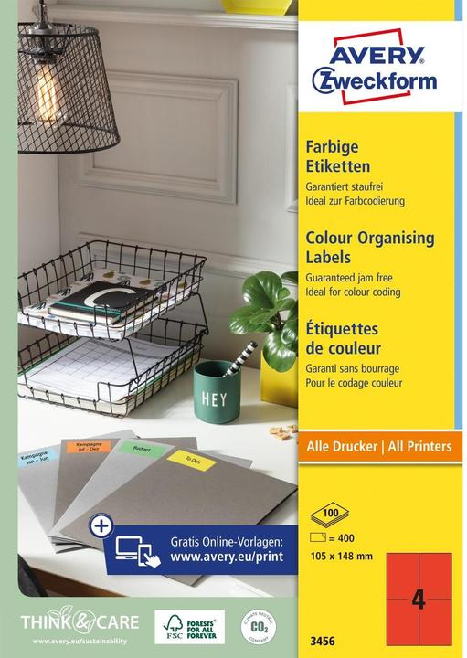 Produktbild Avery Organisation Etiketten