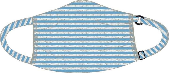 Stripes velvet blue