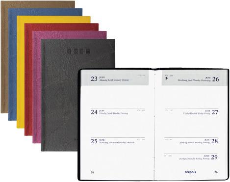 Produktbild Brepols Armada 3½ T/S Lucca Kart.sort 9313395 6,8x10,2cm, 2021 (A7, Deutsch, Spanisch, Französisch, Niederländisch, Italienisch, Englisch)
