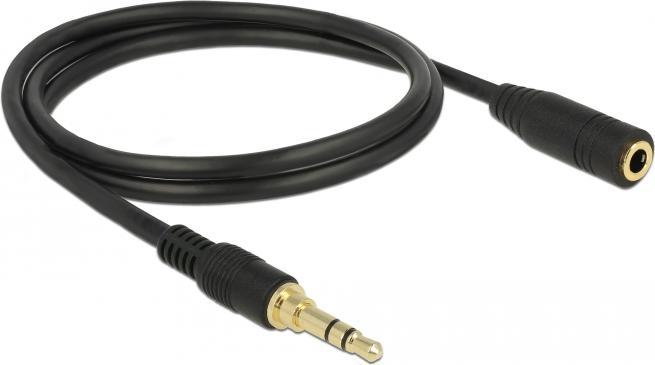 Produktbild Delock Klinkenverlängerungskabel 3,5 mm 3 Pin Stec (2 m, Verlängerung)