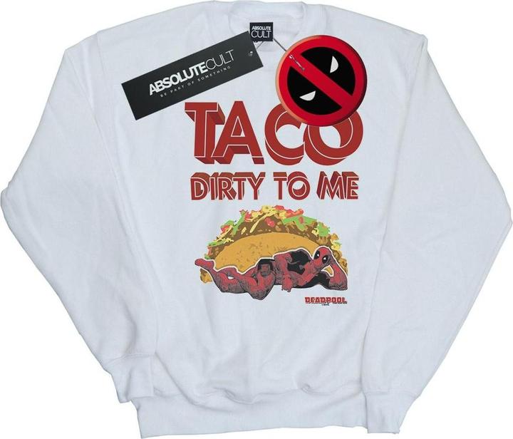 Deadpool Taco Dirty To Me Sweatshirt (XL)