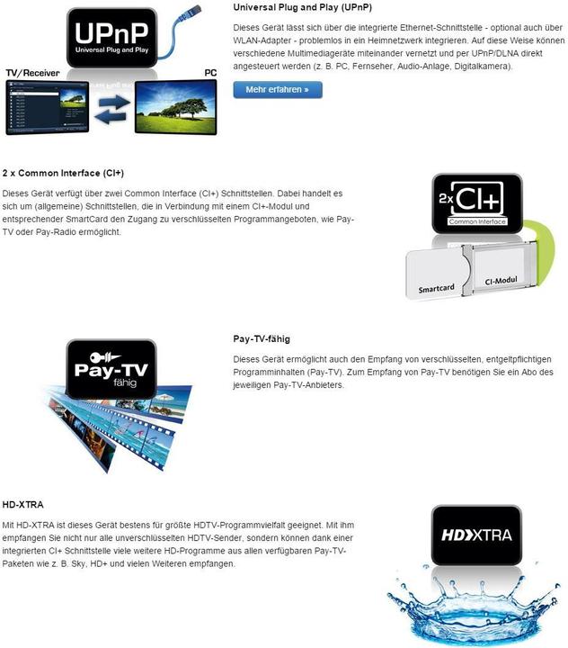 Produktbild TechniSat TechniCorder ISIO STC silber, Dual-Quattro Tuner (2x DVB-C/T/S2)