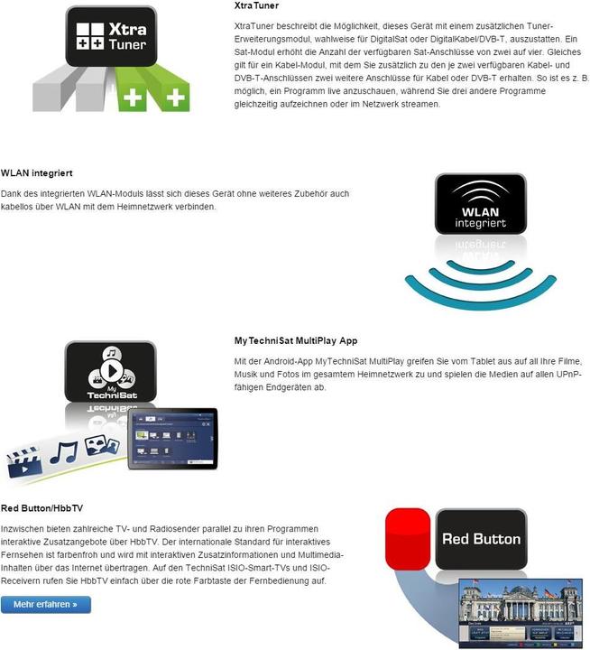Produktbild TechniSat TechniCorder ISIO STC silber, Dual-Quattro Tuner (2x DVB-C/T/S2)