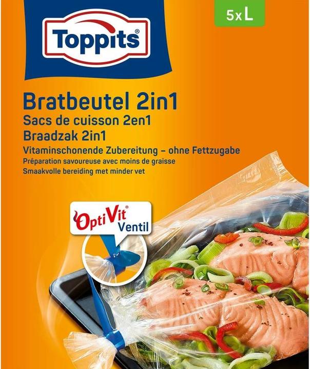 Produktbild Toppits Bratbeutel 2in1 (5 x)