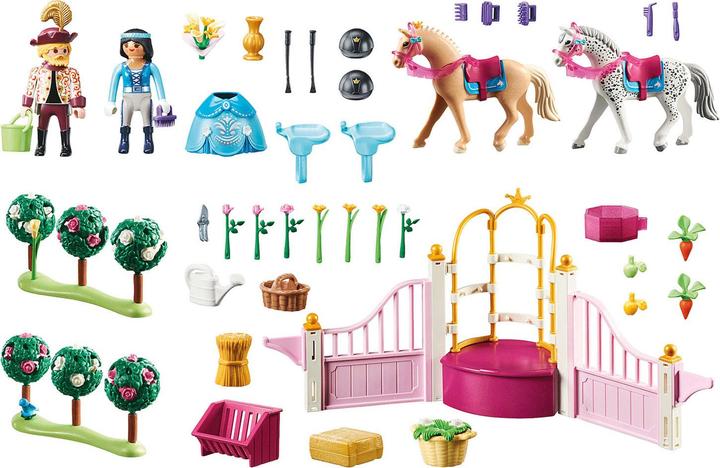Actual product image Playmobil Riding lessons in the stable (70450, Playmobil Princess)