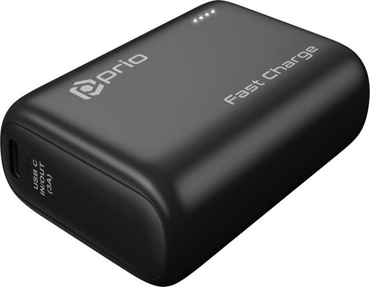 Produktbild prio Fast Charge (22.5W SCP/20W PD/ QC3.0 ) Power Bank 10.000mAh schwarz (10000 mAh, 37 Wh)