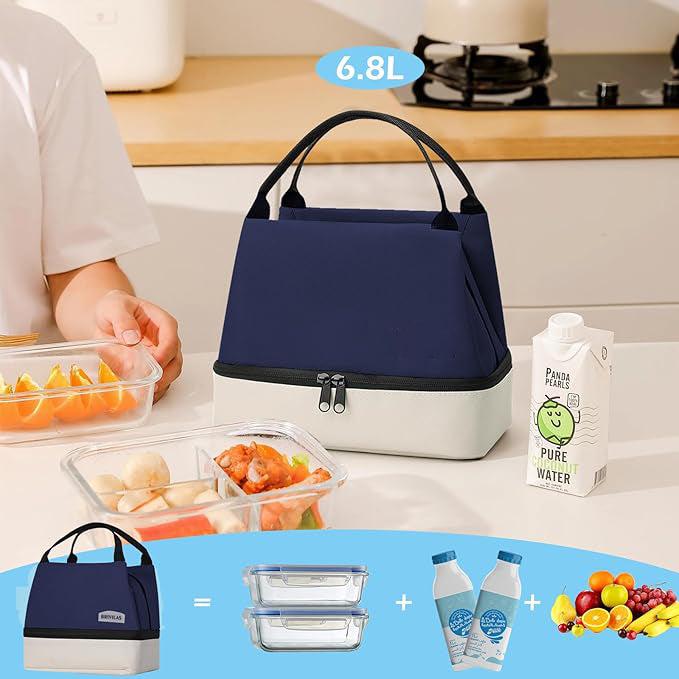 Produktbild Only-Bags.Store Tragbare isolierte Tasche, für Outdoor-Picknick-Reisen