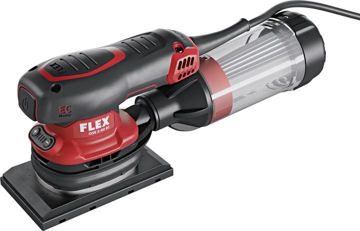 Productafbeelding Flex-Tools 532019 OSE 2-80 EC Excentrische schuurmachine 80x130 met toerentalregeling (Vlakschuurmachine, 260 W)