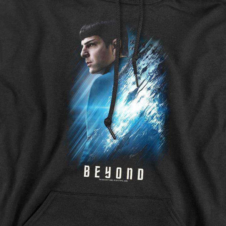 Immagine prodotto Star Trek Beyond Felpa con Cappuccio Spock Poster Uomo (L)