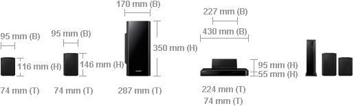 Produktbild Samsung HT-H5500W - Home Cinema System mit Bluetooth, WLAN und kabellosen Rücklautsprechern