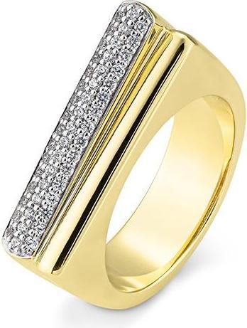 Breuning RING - BRILL. 0,318 Ct. H/si (48, 585/14 K Gold)