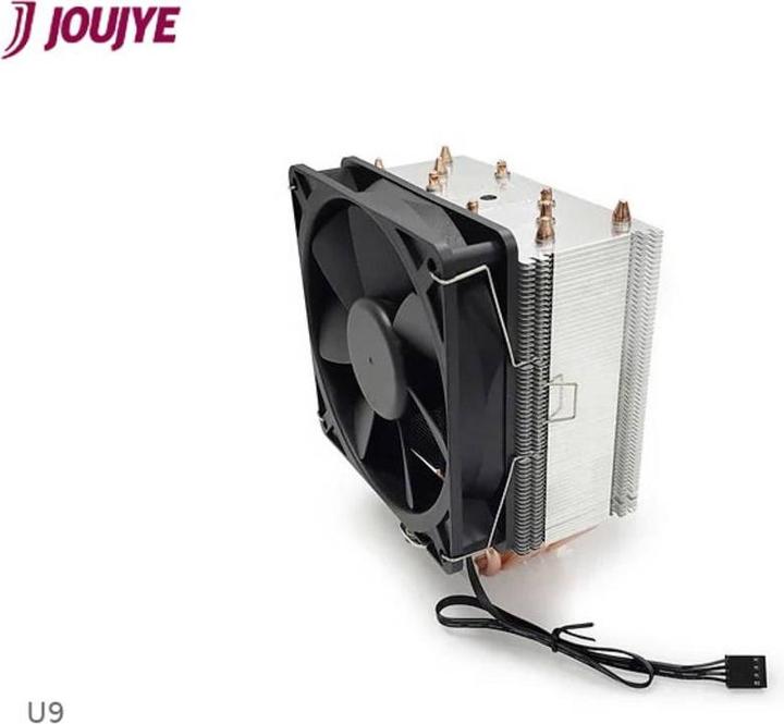 Actual product image Dynatron U9 Intel/AMD CPU Cooler Desktop Multi Socket 20xx/1700/1200/115x/AM5/AM4 Aluminium and Kup (158 mm)