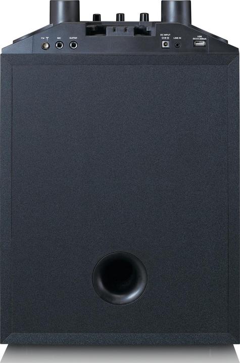 Actual product image Lenco PA-220BK PA system with detachable tweeter (Battery operated)