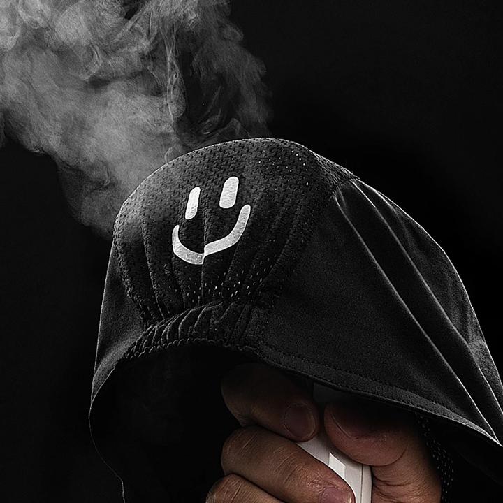 Actual product image Rockbros 18230005001 cycling cap with peak - black