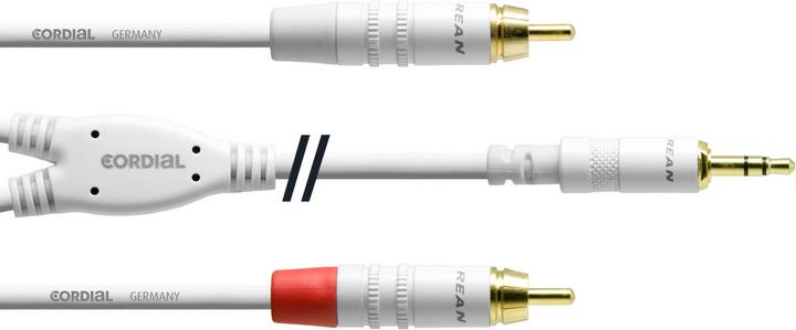 Produktbild Cordial CFY WCC - Stereo 3.5mm -> 2x Cinch Anschlusskabel (6 m, Mittelklasse)