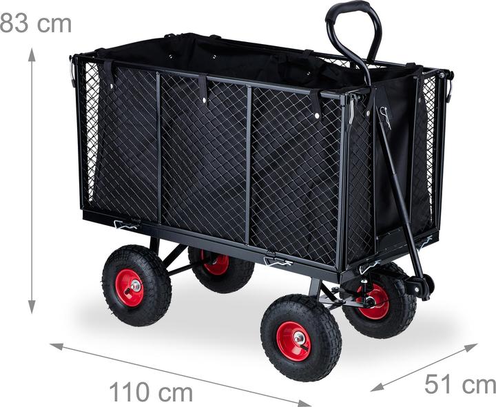 Produktbild Relaxdays Handwagen (500 kg)