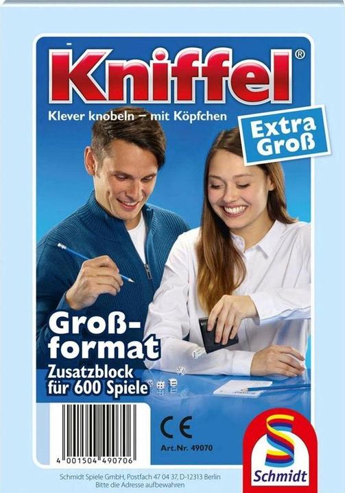 Actual product image Schmidt Spiele Yatzy Large (German)