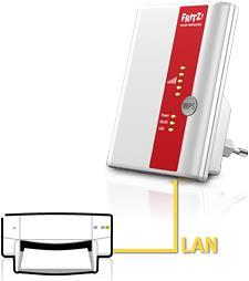 Produktbild AVM FRITZ!WLAN Repeater 300E, International, n300 (300 Mbit/s)