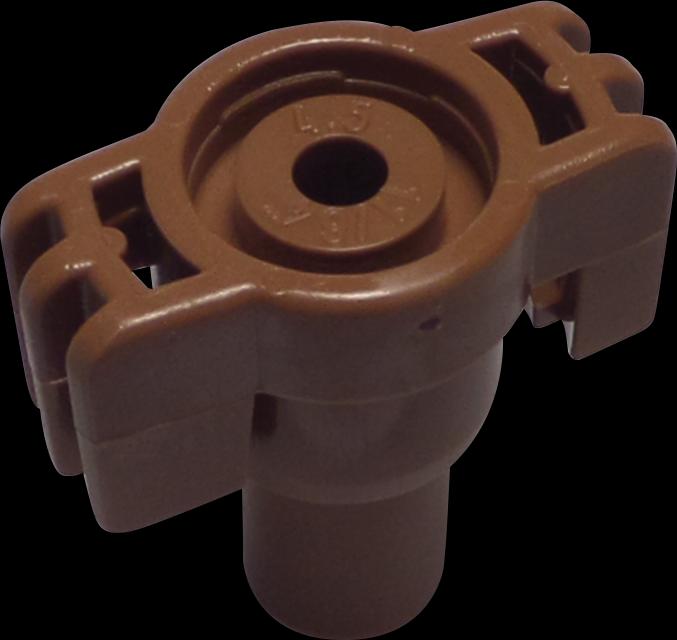 NaanDan Kunststoff-Hauptdüse 4,5 mm braun Typ 5035