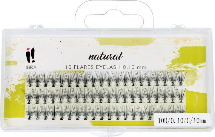 Ibra Tufts Of False Eyelashes 0.10 C-10Mm (Künstliche Wimpern)