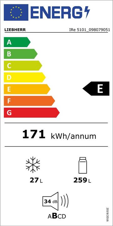 Energie-Label Liebherr IRe 5101