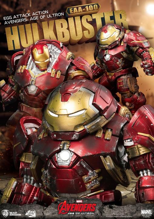 Actual product image Beast Kingdom Avengers - Age of Ultron "Hulkbuster" Egg Attack Figure