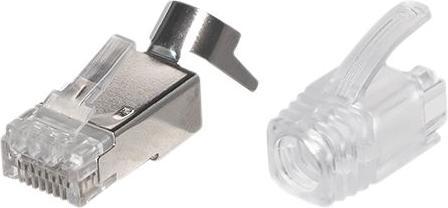 Produktbild Tuk Modularstecker mit 8,5 mm Buchse, RJ45, CAT6a/CAT6, 8 Positionen, 8 Anzahl Kontakte, Abgeschirmt, Pa
