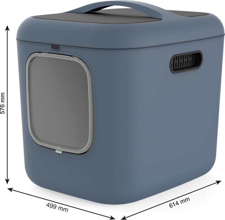 Actual product image Rotho BIALA XL cat litter tray (Cat litter box closed)