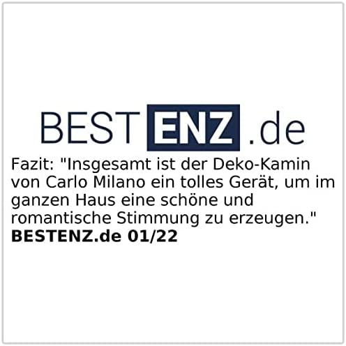 Produktbild Carlo Milano Deko-Elektrokamin mit Flammen-Effekt, Batterie-Betrieb