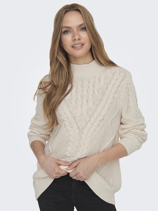 Actual product image Only High neck cable knit jumper (S)