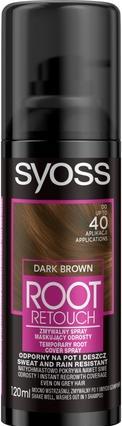 Image du produit Syoss Root Retoucher spray teinture pour cheveux Dark Brown 120 ml (Dark Brown)