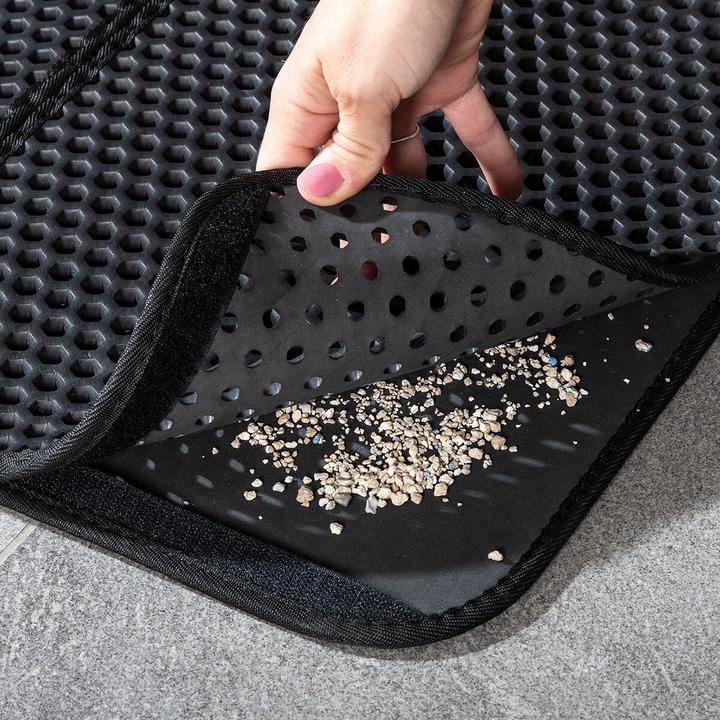 Produktbild InnovaGoods Katzensandmatte - Schwarz - 60 x 43 cm