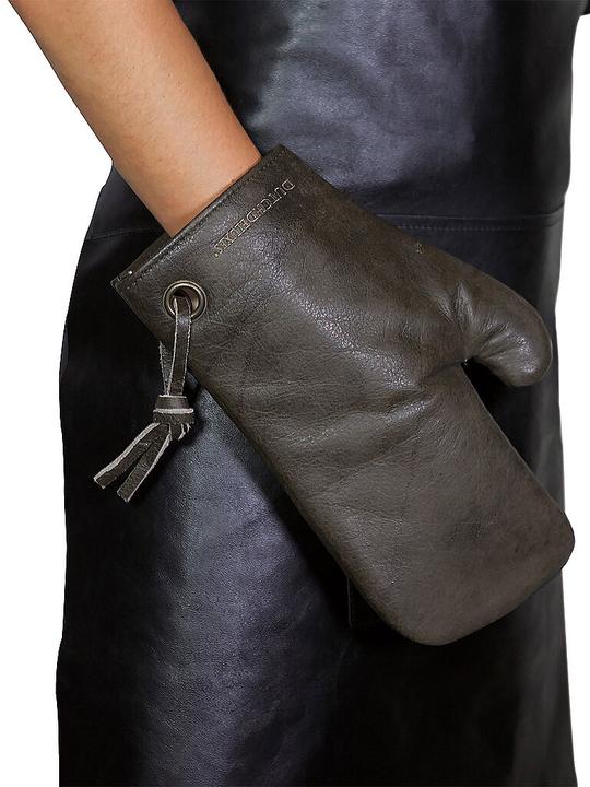 Image du produit DutchDeluxes Gant de four gris (Cuir pleine fleur)