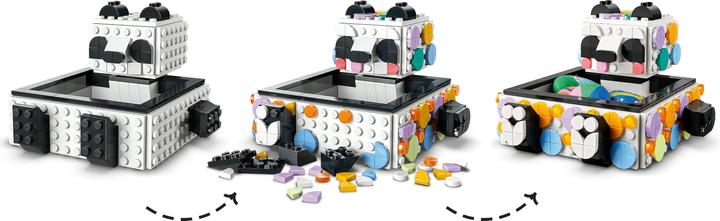 Actual product image LEGO Panda storage tray (41959, LEGO Dots)