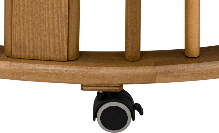 Produktbild Bopita Laufgitter Rondo inkl. Rollen Rose Wood (102 cm, 102 cm, Buche)