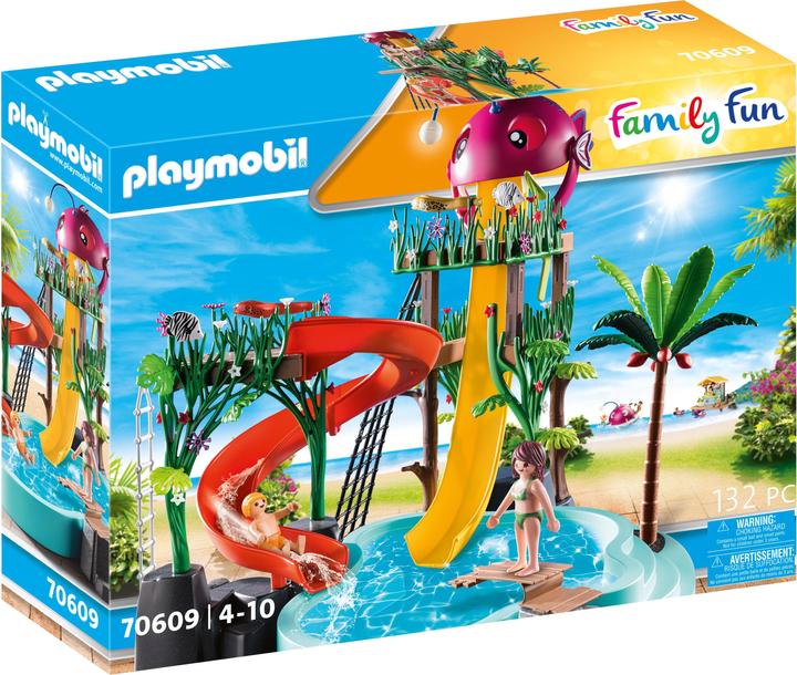 Image du produit Playmobil Aqua Park avec toboggans (70609, Playmobil Family Fun)