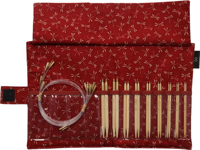 Produktbild Seeknit Nadelset austauschbare Nadelspitzen Shirotake 2,00 - 6,00 mm 10 cm Red