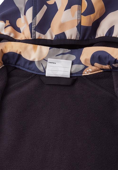 Actual product image Reima Kinder Softshell Jacke Vantti Navy print (80)