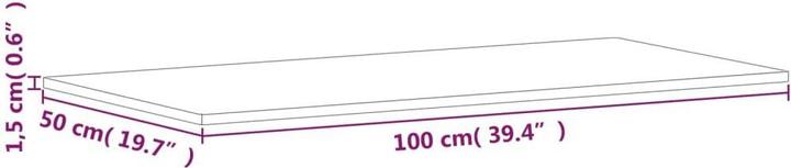 Produktbild VidaXL Kailani (100 x 50 x 1.5 cm)