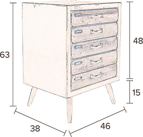 Actual product image Dutchbone Sol (46 x 38 x 63 cm)