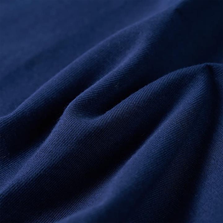 Immagine prodotto VidaXL Camicia da bambino a maniche lunghe blu navy 116,Materiale: 95 % cotone (116)