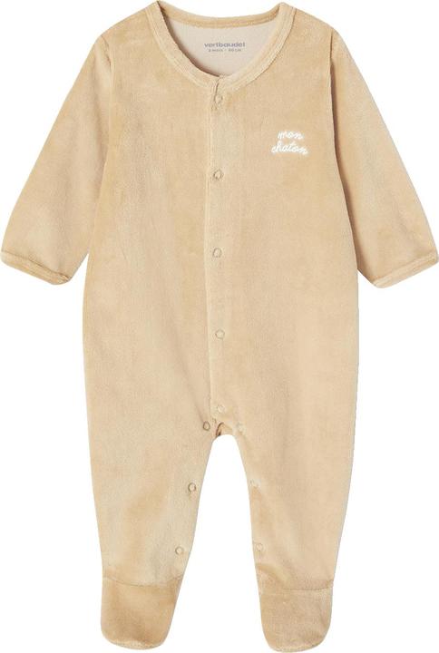 Produktbild Vertbaudet 3er-Pack Baby Samt-Strampler BASIC (86)