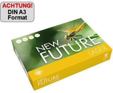 Produktbild UPM New Future Laser A3, 80 g/m2, weiss, Pack à 500 Blatt (80 g/m², 500 x, A3)