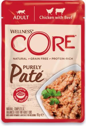 Image du produit Core Cat purely pate, Chicken w/Beef 85 g (Adulte, 1 pcs, 85 g)