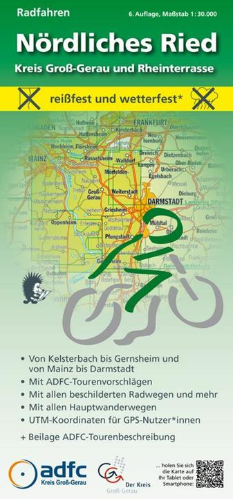 Produktbild Messer:Radfahren - Nördliches Ried / Kr