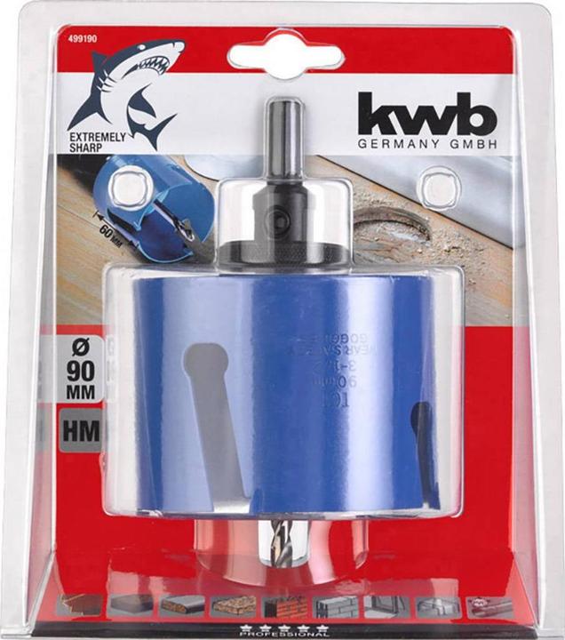 Immagine prodotto kwb Seghe a tazza con punta in metallo duro (90 mm)