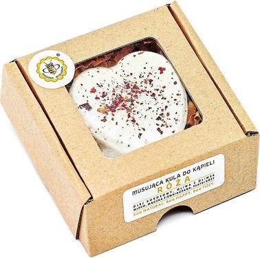 Miodowa Mydlarnia Sprudelbadkugel Rose 80g