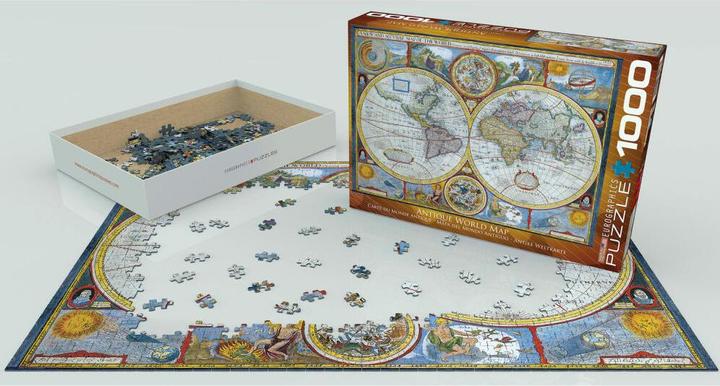 Image du produit Eurographics Ancienne carte du monde (1000 pièces)